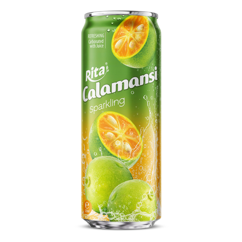 Rita Sparkling Calamansi Drink 320ml Sleek Can
